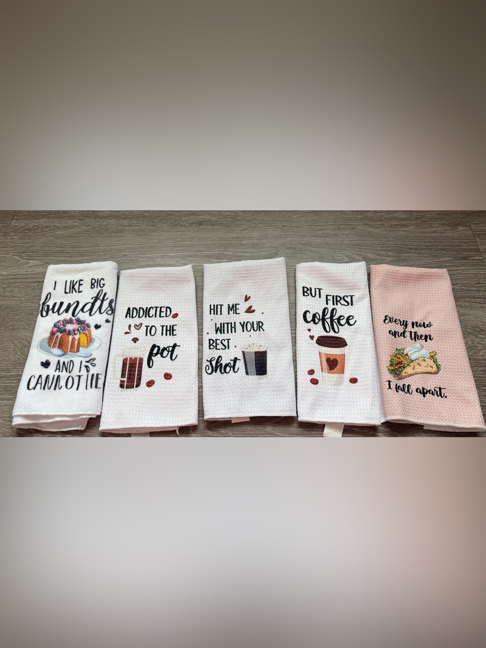 Kitchen Dish Towels Set of  5